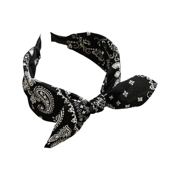 Women's Wide Headband Bow Knot Paisley Print Fashion Hair Accessories Daily Wear Stylish Headwrap