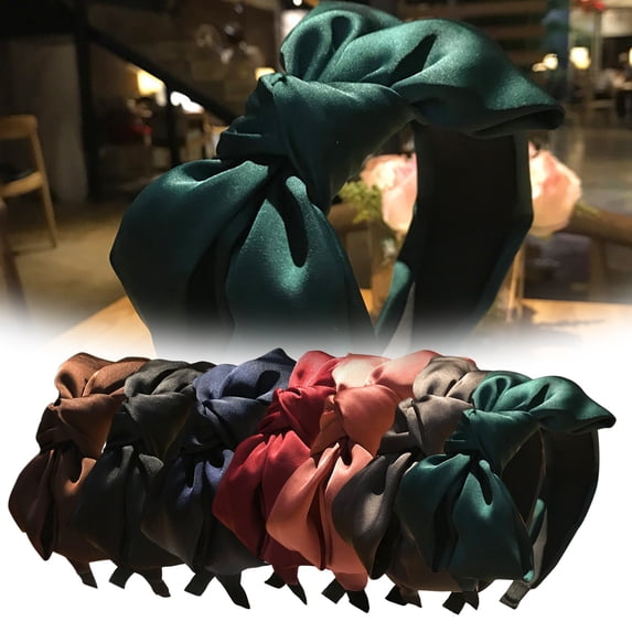 Women's Wide Headband with Bow Knot Elastic Fashion Hair Accessory