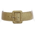 thumbnail image 1 of Women's Wide High Waist Glitter Fashion Leather Belt, 1 of 2
