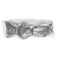 thumbnail image 1 of Women's Wide High Waist Metallic Crack Print Tapered Sash Belt, 1 of 2