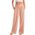 thumbnail image 1 of Women's Wide Leg Casual Loose Pants Yoga Sweatpants Comfy High Waisted Pajama Flowy Pants With Pockets, 1 of 4