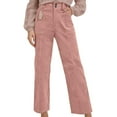 thumbnail image 1 of Women's Wide Leg Corduroy Pants Elastic Waist, Solid Color, Comfortable, Durable, Suitable for Work & Activities, 1 of 7