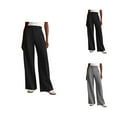 thumbnail image 1 of Women's Wide Leg High Waisted Dress Work Pants Business Casual Pants With Pockets for Everyday Style, 1 of 5