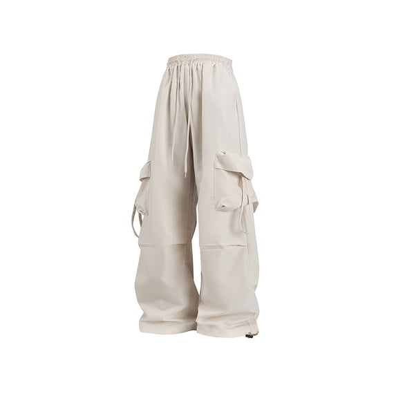 Women's Wide Leg Hiking Cargo Pants - High-Waist Quick-Dry Multi-Pocket Outdoor Trousers, Wrinkle-Resistant Breathable Pants for Mountain Climbing & Travel
