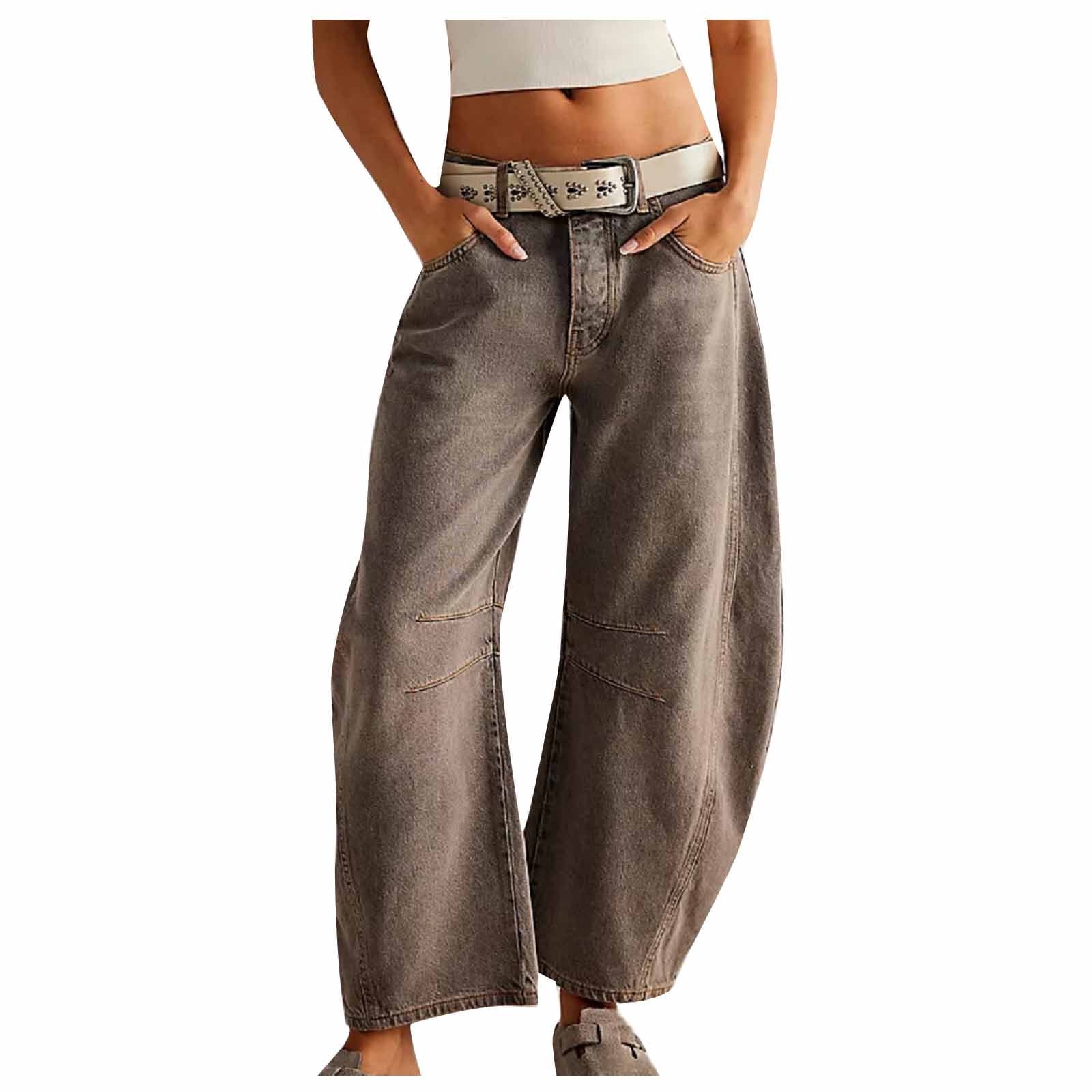 Women's Wide Leg Jeans Casual High Waisted Straight Stretch Women's Wide Leg Jeans Casual High Waisted Straight Stretch