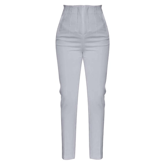 Women's Wide Leg Pants Plus Size High Waisted Stretch Work Casual Business Straight Trouser With Pocket Stretch Dress Casual Flowy Palazzo Pants Women