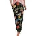 thumbnail image 1 of Women's Wide Leg Pants Print Harem Trousers Slip On Trousers Boho Beach Trousers Lightweight Casual Loose Trousers With Pockets Stretch Dress Casual Flowy Palazzo Pants Women, 1 of 7