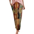 thumbnail image 1 of Women's Wide Leg Pants Print Harem Trousers Slip On Trousers Boho Beach Trousers Lightweight Casual Loose Trousers With Pockets Stretch Dress Casual Flowy Palazzo Pants Women, 1 of 7