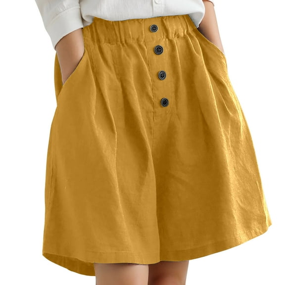 Women's Wide Leg Shorts Comfort Shorts Fashion Casual Shorts Loose Knee Length Short