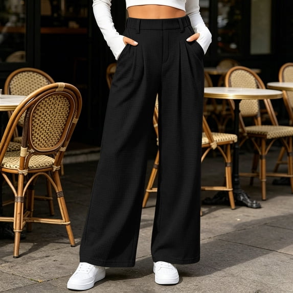 Women's Wide Leg Sweatpants Drawstring Loose Lounge Pants with Pockets Petite Wide Leg Pants for Work Womens Track Casual Cargo Sweatpants Dress Straight Joggers Hiking