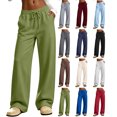 thumbnail image 1 of Women's Wide Leg Sweatpants High Waisted Yoga Pants with Pockets, 1 of 8