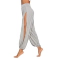 thumbnail image 1 of Women's Wide Leg Yoga Pants JIANLAI High Waisted Comfy Dance Sweatpants Loose Casual Soft Lounge Joggers with Pockets (S-L2) Grey, 1 of 9