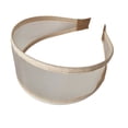 thumbnail image 1 of Women's Wide Mesh Headband, Non Sweat Absorbent Sports Headwrap, Breathable Workout Head Band for Running, Yoga, Tennis, Fitness & Daily Wear, Khaki (Beige ), 1 of 6