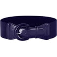 thumbnail image 1 of Women's Wide Stretchy Cinch Belt 3 Inch Vintage Chunky Buckle Belts S-XXXXL, 1 of 7