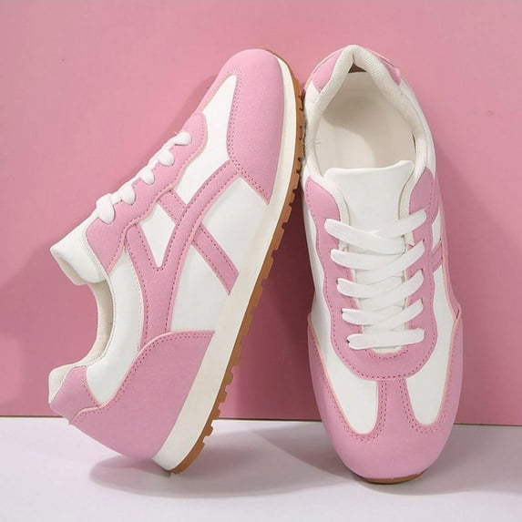 Women's Wide Toe Sneakers Breathable Fabric Upper Non-Slip Outsole Walking Running Fashionable Design