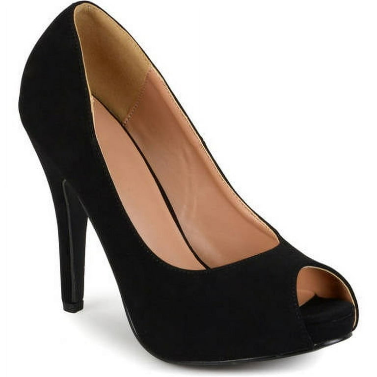 Wide width platform pumps hotsell