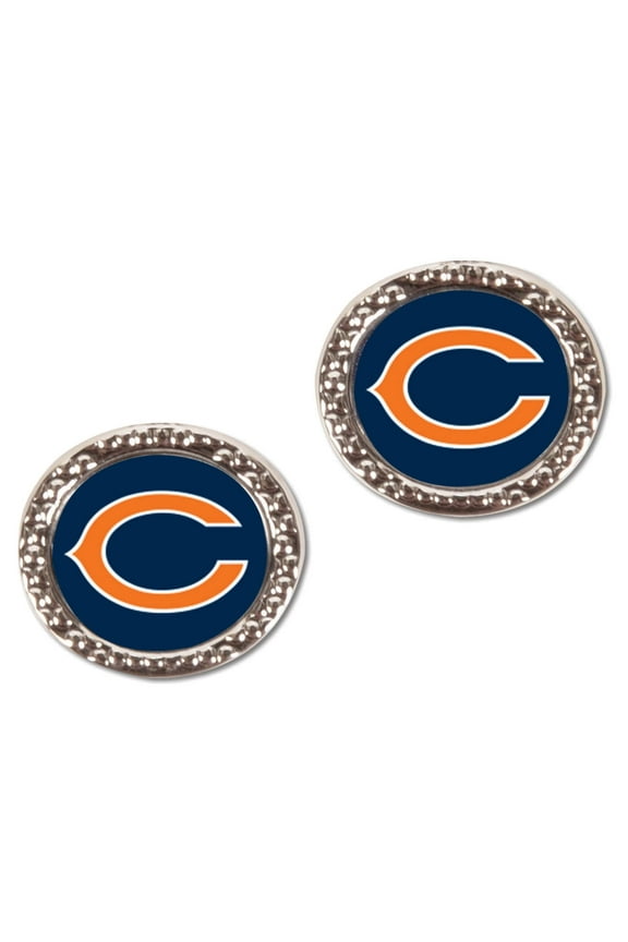 Women's WinCraft Chicago Bears Round Post Earrings