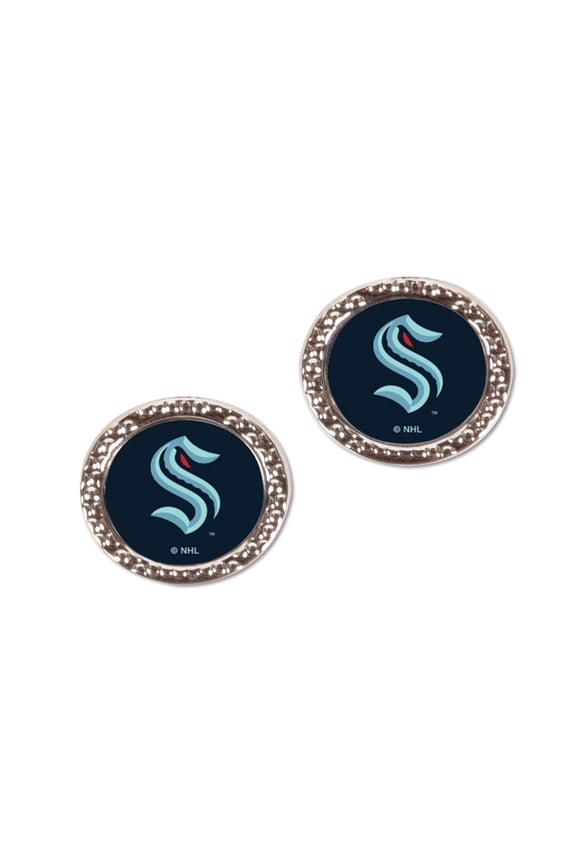 Women's WinCraft Seattle Kraken Round Post Earrings