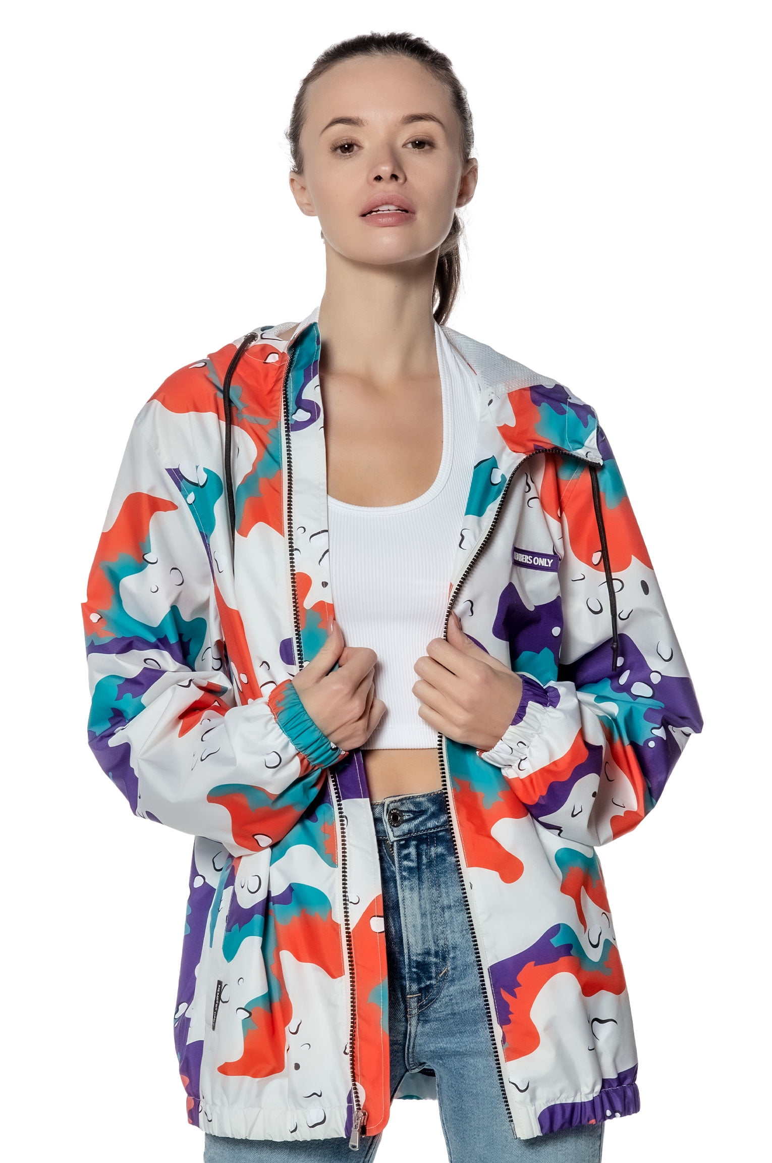 Womens sale oversized windbreaker