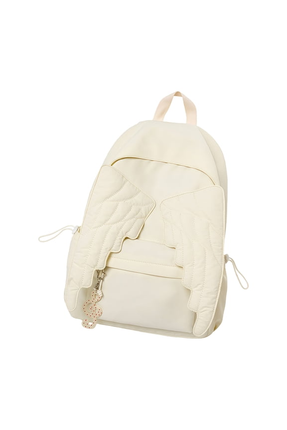 Women's Wing Design Rucksack Ergonomic Comfortable Large Storage Nylon For Travel And School