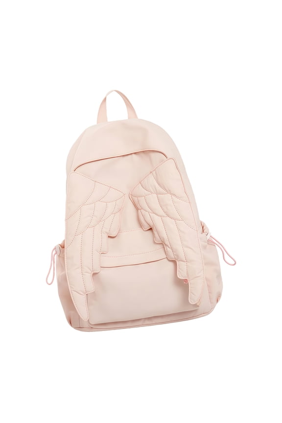 Women's Wing Design Rucksack Ergonomic Comfortable Large Storage Nylon For Travel And School