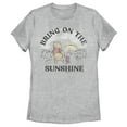 thumbnail image 1 of Women's Winnie the Pooh Bring on the Sunshine Graphic Tee Athletic Heather 2X Large, 1 of 4