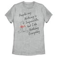 thumbnail image 1 of Women's Winnie the Pooh I Do Nothing Everyday Graphic Tee Athletic Heather Small, 1 of 4