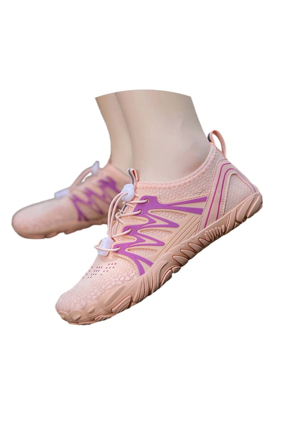 Women's Winter Athletic Shoes Five Toe Fleece Lined Cotton Boots For Outdoor Running Purple 40
