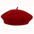 thumbnail image 1 of Women's Winter Beret Hat Knitted Beanie Cap Autumn Winter Hat French Classic Beret, 1 of 6