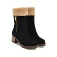 thumbnail image 1 of Women's Winter Boots, Ankle Boots with Chunky Heel for Warm & Comfortable Snow Outdoor Wear, 1 of 9