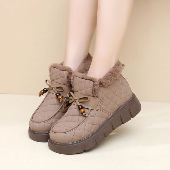 Women's Winter Boots Cotton Shoes Casual And Plush Thick Warm And Non Slip Women's Shoes