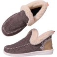 thumbnail image 1 of Women's Winter Boots Plush Lined - Orthopedic Arch Support Slip On Snow Booties, Warm Faux Fur Lining Anti-Slip Flat Shoes for Outdoor Walking, Casual Short Boots, 1 of 4