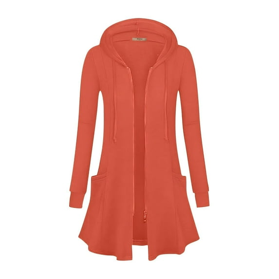 Women's Winter Coat Jacket Long Sleeve Horn Button Plush Warm Coat with Solid Color and Pockets for Women's Casual Fashion and Apparel,Watermelon Red,2XL