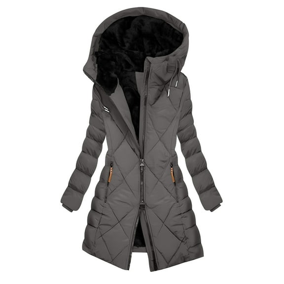 Women's Winter Coat Long Waterproof Parka - Warm Snow Hoodie Jacket for Women,Windproof Winter Jacket for Cold Weather Trendy Fashion Outwear