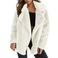 thumbnail image 1 of Women's Winter Coat Warm Soft Lightweight Outerwear with Big Collar Windproof Casual Jacket for Cold Weather, 1 of 2