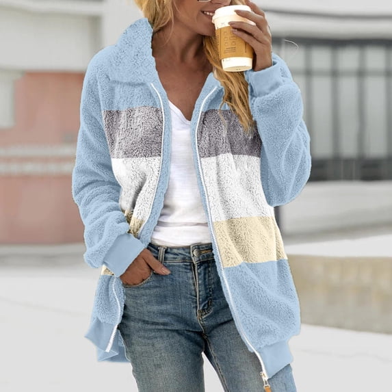 Women's Winter Coats Mid Length Lined Warm Heavy Jackets Thickened Windproof Outerwear Fashion Woman Long Sleeve Turndown Collar Solid Zipper Pockets Blouse Causal Tops Coat