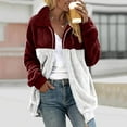 thumbnail image 1 of Women's Winter Coats Mid Length Lined Warm Heavy Jackets Thickened Windproof Outerwear Fashion Woman Long Sleeve Turndown Collar Solid Zipper Pockets Blouse Causal Tops Coat, 1 of 5