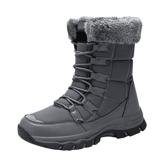 YLYL Womens Snow Boots Warm Fur Lined Waterproof Non Slip Winter Outdoor Hiking Ankle Booties