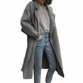 thumbnail image 1 of Women's Winter Double Breasted Wool Blend Peacoat Winter Jacket Coat Outwear, 1 of 3