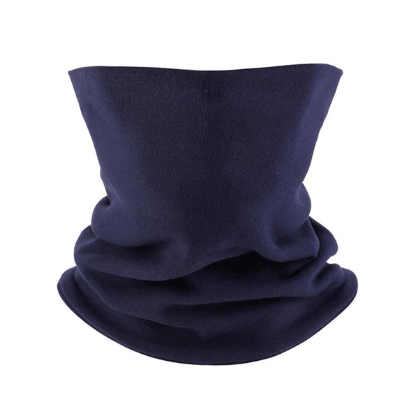 Women's Winter Fashion Scarves - Autumn Winter Thin Solid Color Fashion Warm Comfortable Windproof Neck Cover Scarf for Men and Women,Navy