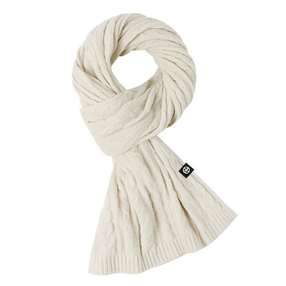 Women's Winter Fashion Scarves - Women's Ultra Soft Chenille Ribbed Thick Warm Knit Shawl Wrap Scarf,White