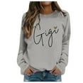 thumbnail image 1 of Women's Winter Fashion Sweatshirt Festive Christmas Print Round Neck Top Cozy Casual Long Sleeve Pullover Soft Comfortable Holiday Outfit, 1 of 2