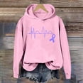 thumbnail image 1 of Women's And Winter Fashionable Cancer Line Printed Hooded Sweatshirt Pullover Hoodie Long L Zip up Hoodie for Women Athletic Hoodies Women Size Large Womens Hoodie Long Zip up Sweatshirt Women, 1 of 3