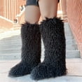 thumbnail image 1 of Women's Winter Faux Mongolian Fur Knee High Snow Boots-Warm Fashionable Solid Boots, 1 of 5