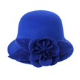 thumbnail image 1 of Women's Winter Fisherman Bucket Hat Floral Design Casual Bowler Style Cap, 1 of 3