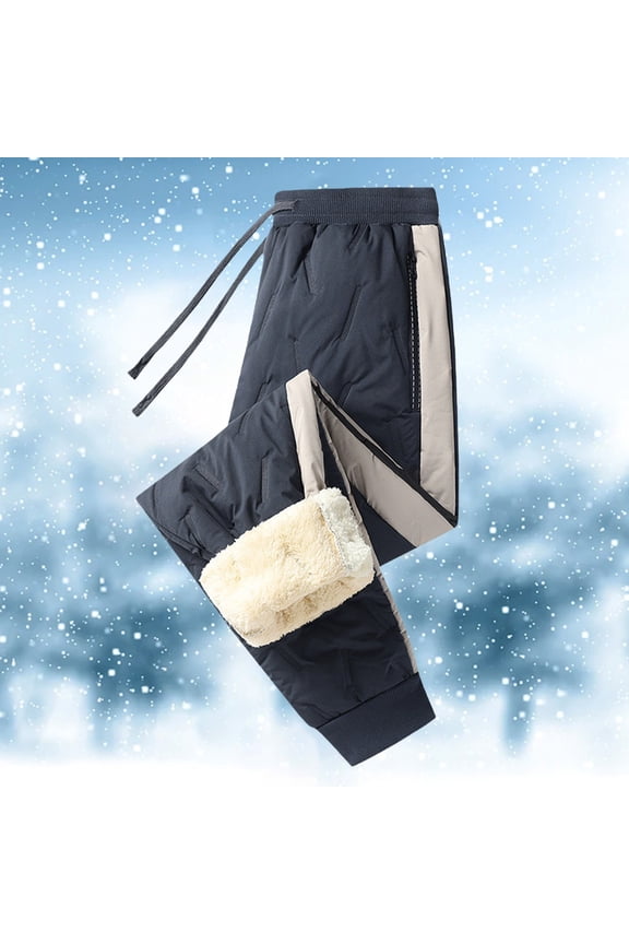 Women's Winter Fleece Jogger Pants Sherpa Lined Active Running Fleece Lined Pants