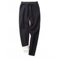 thumbnail image 1 of Women's Winter Fleece Pants Sherpa Lined Sweatpants Elastic High Waist Drawstring Active Jogger Pants with Pockets Womens Clothes, 1 of 5