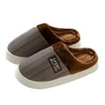thumbnail image 1 of Women's Winter Fuzzy Lined House Slippers Home Bedroom Shoes Furry Cozy Clog Slipper Thick Warm Anti-Skid Slippers, 1 of 7