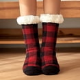 thumbnail image 1 of Women's Winter Fuzzy Socks - Thermal, Fleece Lined with Anti-Skid Dotted Soles, 1 of 5