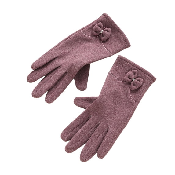 Women's Winter Gloves Touchscreen Texting Wrist Windproof Fleece Lined Warm Gloves for Cold Weather Outdoor Driving Cozy Warm Accessory